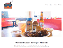 Tablet Screenshot of jacksbarbeque.com